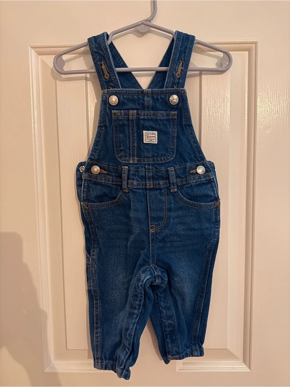 Old Navy Toddler Blue Denim Overalls - Classic